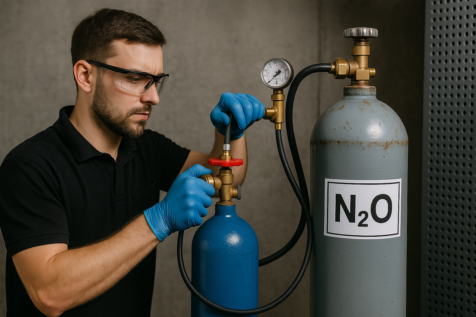 Где и как заправить баллон закисью азота особенности и безопасность